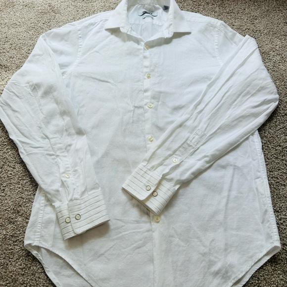 Dkny Other - DKNY Men’s White Slim Fit Long Sleeve Dress Shirt – Size 14.5 / 32–33